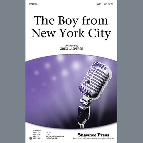 Greg Jasperse, The Boy From New York City - Guitar, Choir Instrumental Pak