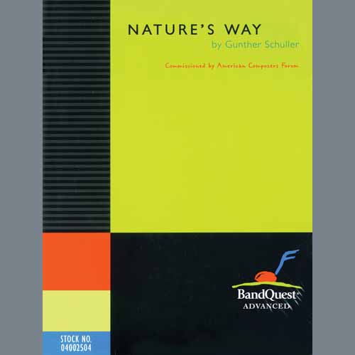 Gunther Schuller, Nature's Way - Bb Bass Clarinet 1, 2, Concert Band