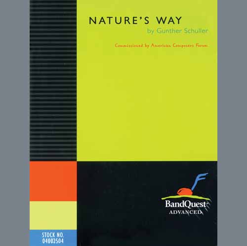 Gunther Schuller, Nature's Way - Eb Clarinet, Concert Band