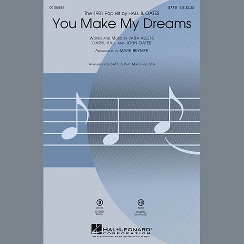 Hall & Oates, You Make My Dreams (arr. Mark Brymer), SATB