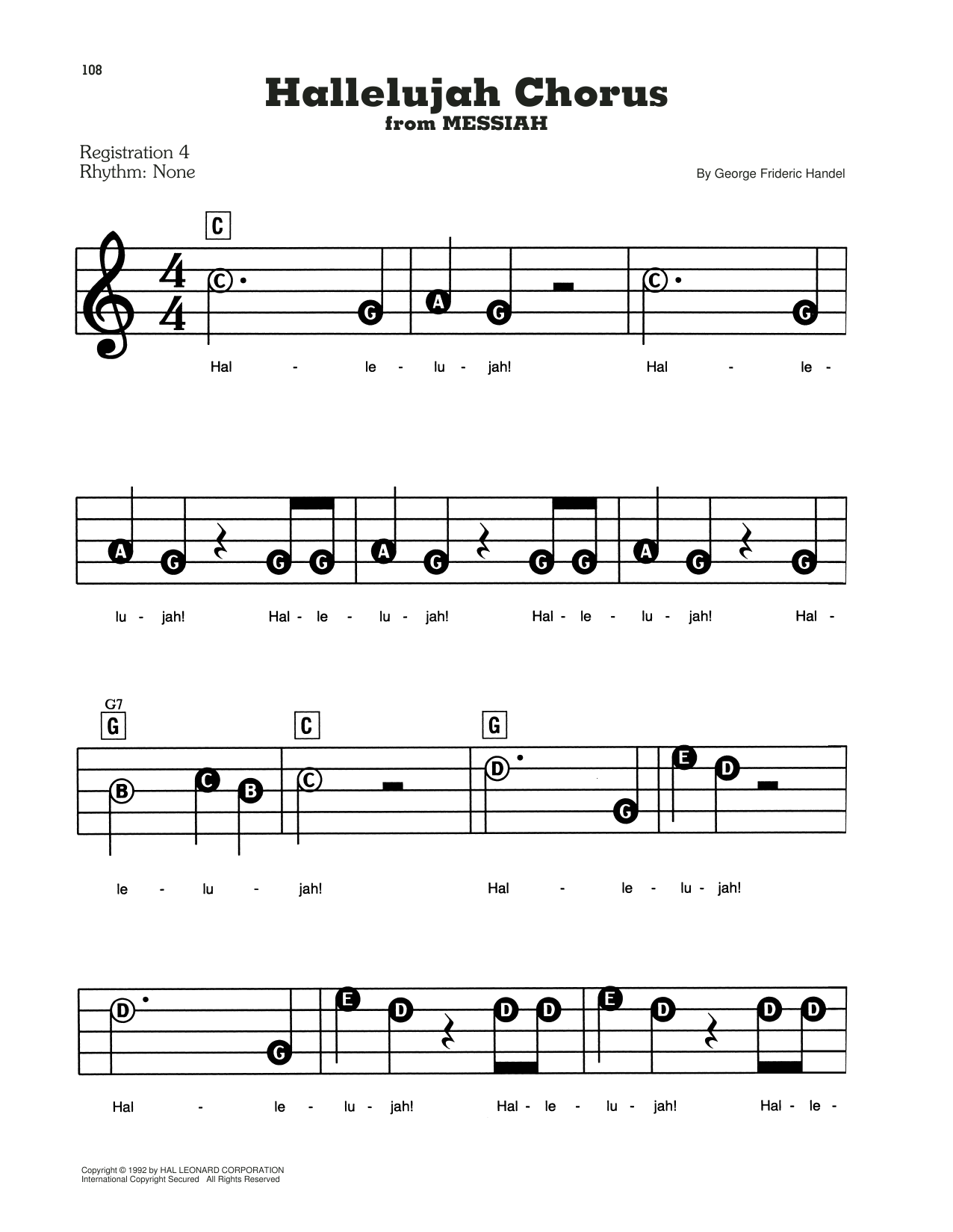 Hallelujah Easy Piano Sheet Music Free Pdf Hallelujah / 36 downloads