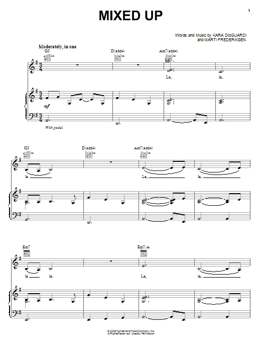 Hannah Montana Mixed Up Sheet Music Notes & Chords for Easy Piano - Download or Print PDF