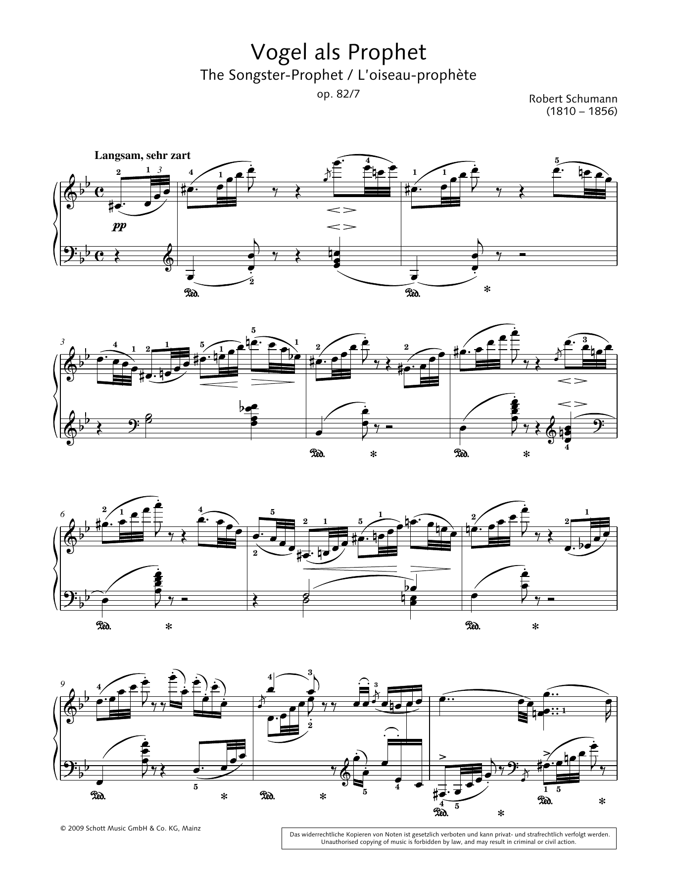 Hans-Gunter Heumann The Songster-Prophet Sheet Music Notes & Chords for Piano Solo - Download or Print PDF