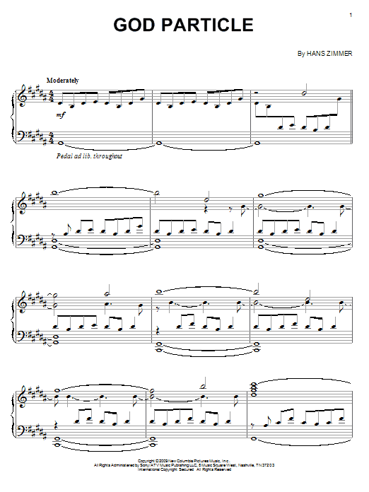 God Particle sheet music