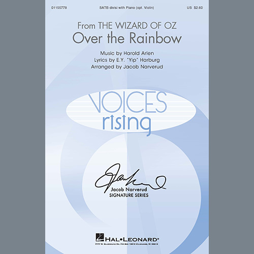 Harold Arlen & E.Y. Harburg, Over The Rainbow (arr. Jacob Narverud), Choir