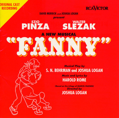 Harold Rome, Restless Heart (from Fanny), Piano & Vocal