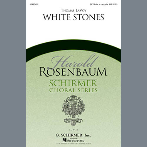 Harold Rosenbaum, White Stones, SATB