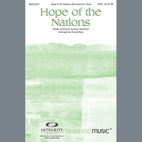 Harold Ross, Hope Of The Nations, SATB
