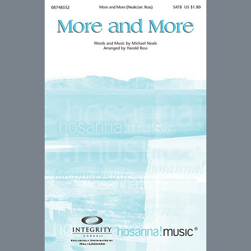 Harold Ross, More And More, SATB