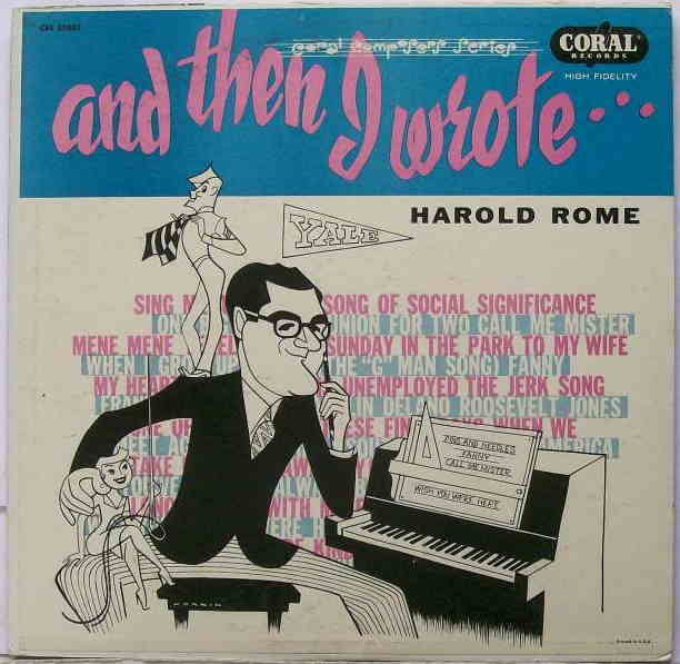 Harold Rome, Fanny, Piano & Vocal