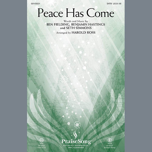 Harold Ross Harold Ross, Peace Has Come - Viola, Choir Instrumental Pak