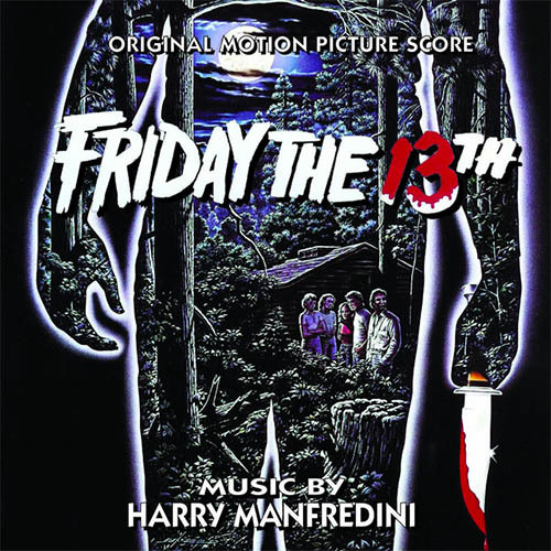 Harry Manfredini, Friday The 13th Theme, Piano, Vocal & Guitar (Right-Hand Melody)