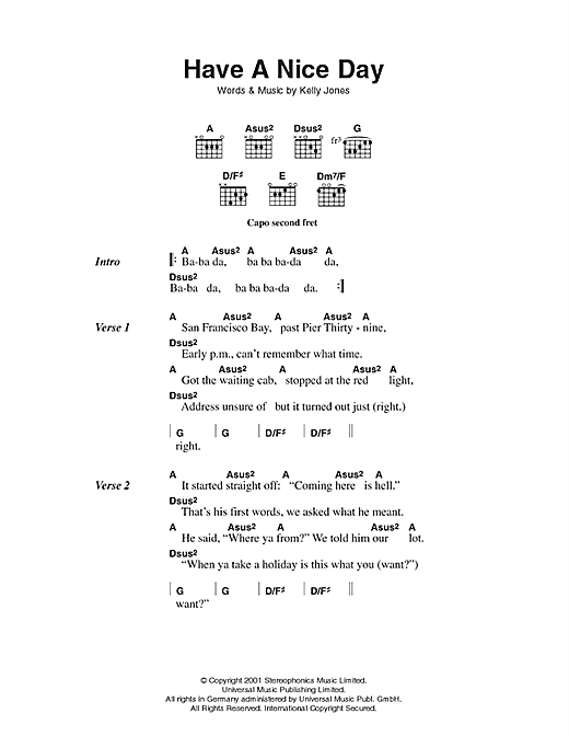 Preview Bon Jovi Have A Nice Day Rock sheet music, notes and chords for Drums Transcription, SKU: 177055 sheet music, piano notes, chords, guitar tabs, score, transpose, transcribe, how to play, guide, download, learn, tutorial, progression, song, artist, awards, billboard, mtv, vh1, tour, single, album, release