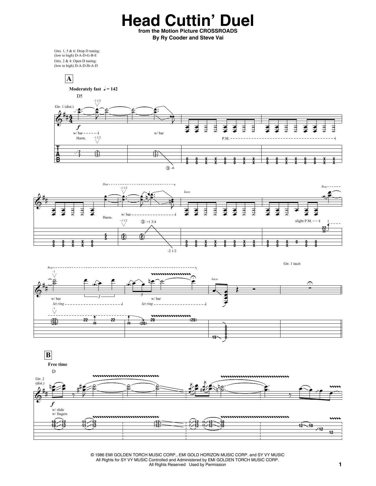 Preview Steve Vai Head Cuttin' Duel Rock sheet music, notes and chords for Guitar Tab, SKU: 454545 sheet music, piano notes, chords, guitar tabs, score, transpose, transcribe, how to play, guide, download, learn, tutorial, progression, song, artist, awards, billboard, mtv, vh1, tour, single, album, release