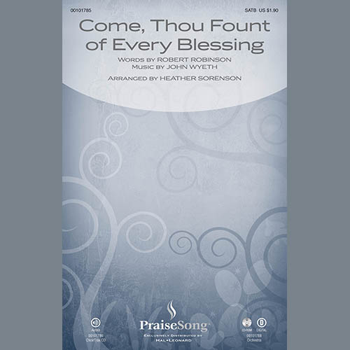 Heather Sorenson, Come, Thou Fount of Every Blessing, SATB Choir