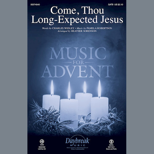 Heather Sorenson, Come, Thou Long-Expected Jesus, SATB