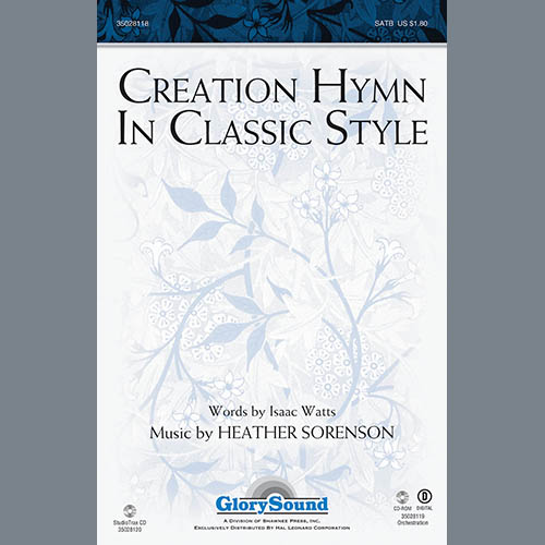 Heather Sorenson, Creation Hymn In Classic Style - Bb Clarinet 1,2, Choir Instrumental Pak