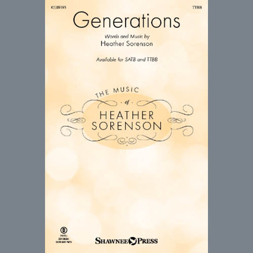 Heather Sorenson, Generations, TTBB Choir