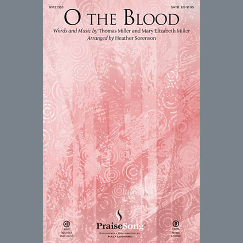 Heather Sorenson, O The Blood, SATB