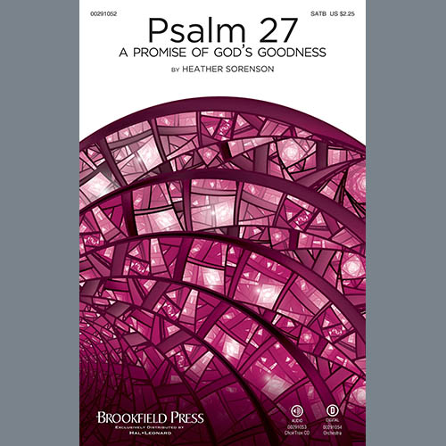 Heather Sorenson, Psalm 27 (A Promise Of God's Goodness), SATB Choir
