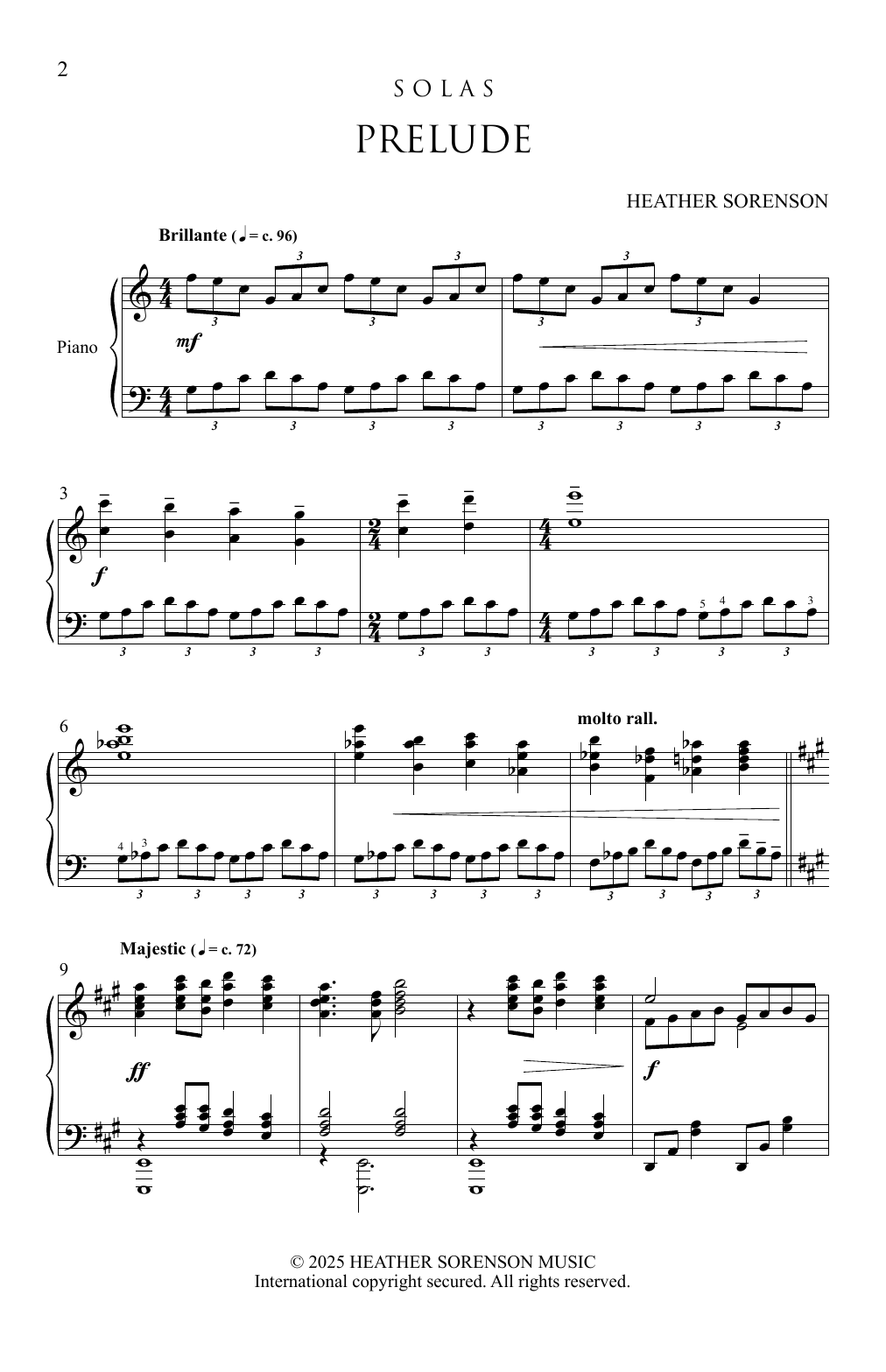 Heather Sorenson Solas Sheet Music Notes & Chords for SATB Choir - Download or Print PDF