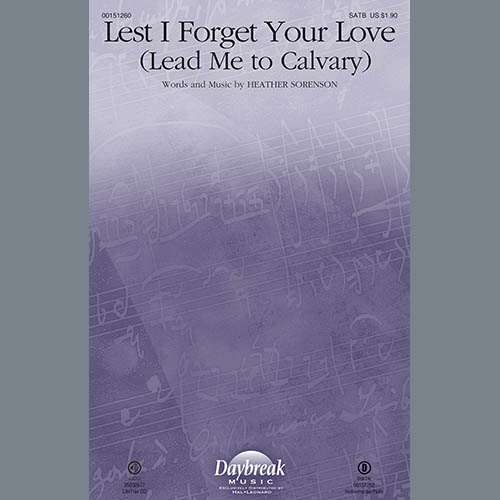 Heather Sorenson Heather Sorenson, Lest I Forget Your Love - Oboe, Choir Instrumental Pak