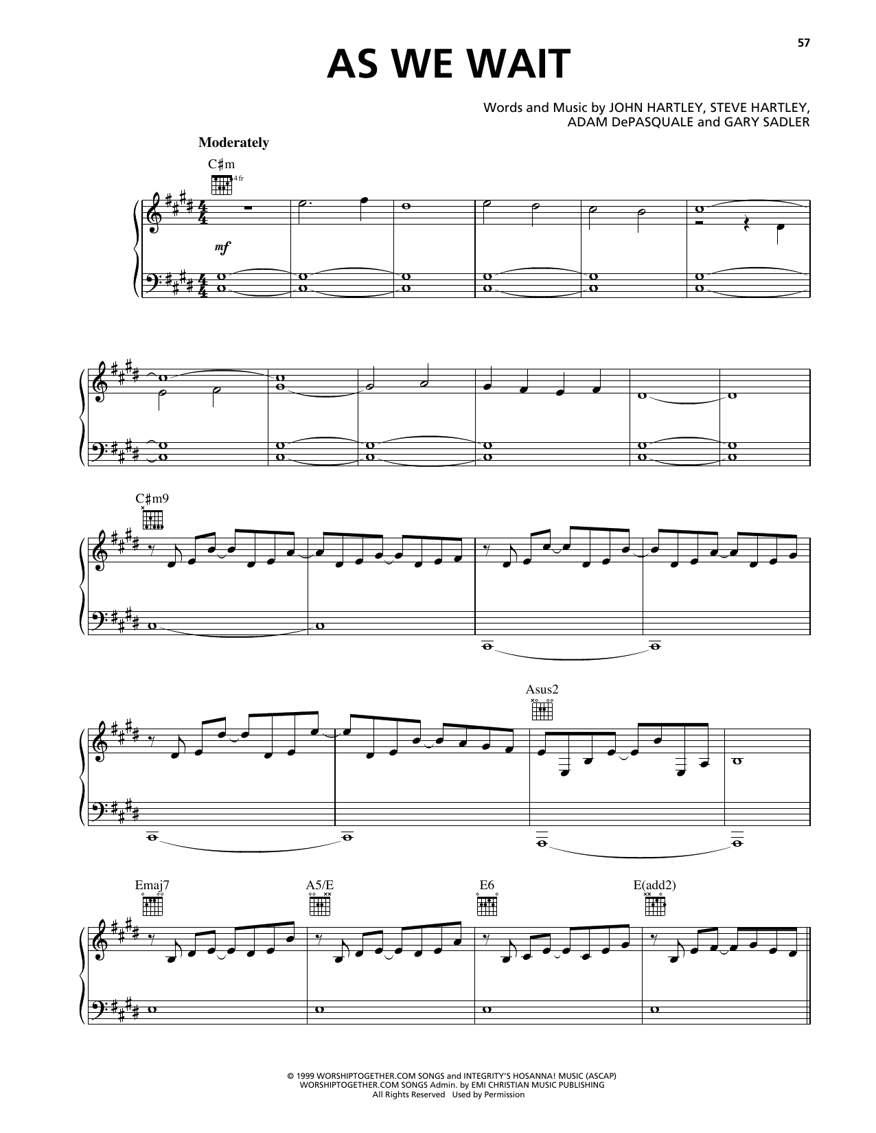 Heaven & Earth As We Wait Sheet Music Notes & Chords for Piano, Vocal & Guitar Chords (Right-Hand Melody) - Download or Print PDF Heaven & Earth As We Wait Sheet Music Notes & Chords for Piano, Vocal & Guitar Chords (Right-Hand Melody) - Download or Print PDF