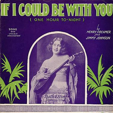Henry Creamer, If I Could Be With You (One Hour Tonight), Piano, Vocal & Guitar (Right-Hand Melody)