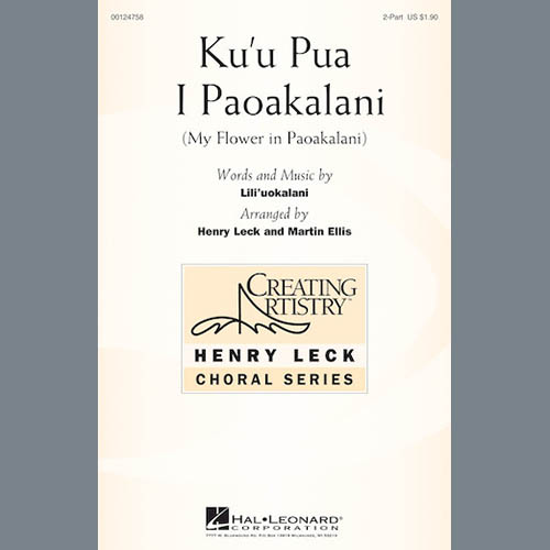Henry Leck, Ku'u Pua I Paoakalani, Choral