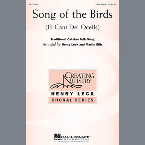 Henry Leck, Song Of The Birds (El Cant Del Ocells), 3-Part Treble