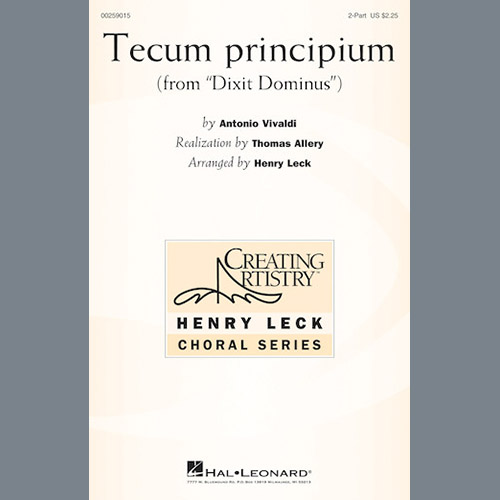 Henry Leck, Tecum Principium, 2-Part Choir