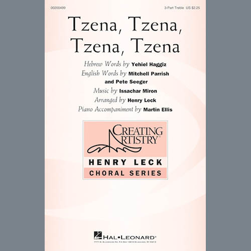 Henry Leck, Tzena, Tzena, Tzena, Tzena, 3-Part Treble