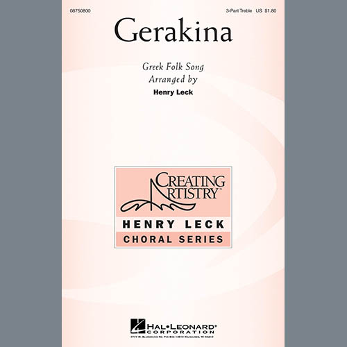 Henry Leck, Gerakina, 3-Part Treble