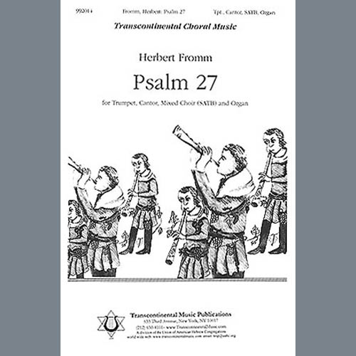 Herbert Fromm, Psalm 27, SATB Choir