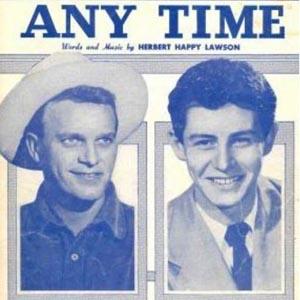 Eddy Arnold, Any Time, Melody Line, Lyrics & Chords