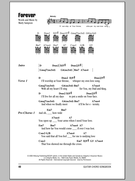 Hillsong United Forever Sheet Music Notes & Chords for Lyrics & Chords - Download or Print PDF Hillsong United Forever Sheet Music Notes & Chords for Lyrics & Chords - Download or Print PDF
