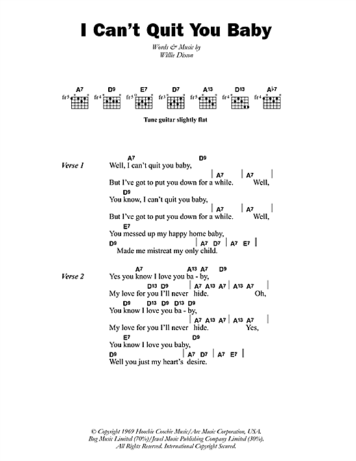 Preview Otis Rush I Can't Quit You Baby Pop sheet music, notes and chords for Guitar Tab, SKU: 177480 sheet music, piano notes, chords, guitar tabs, score, transpose, transcribe, how to play, guide, download, learn, tutorial, progression, song, artist, awards, billboard, mtv, vh1, tour, single, album, release