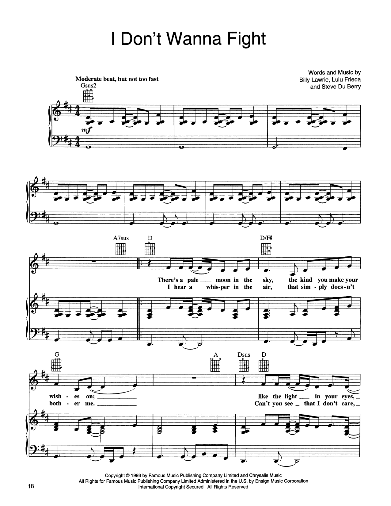 Preview Westlife I Don't Wanna Fight Pop sheet music, notes and chords for Piano, Vocal & Guitar, SKU: 13790 sheet music, piano notes, chords, guitar tabs, score, transpose, transcribe, how to play, guide, download, learn, tutorial, progression, song, artist, awards, billboard, mtv, vh1, tour, single, album, release