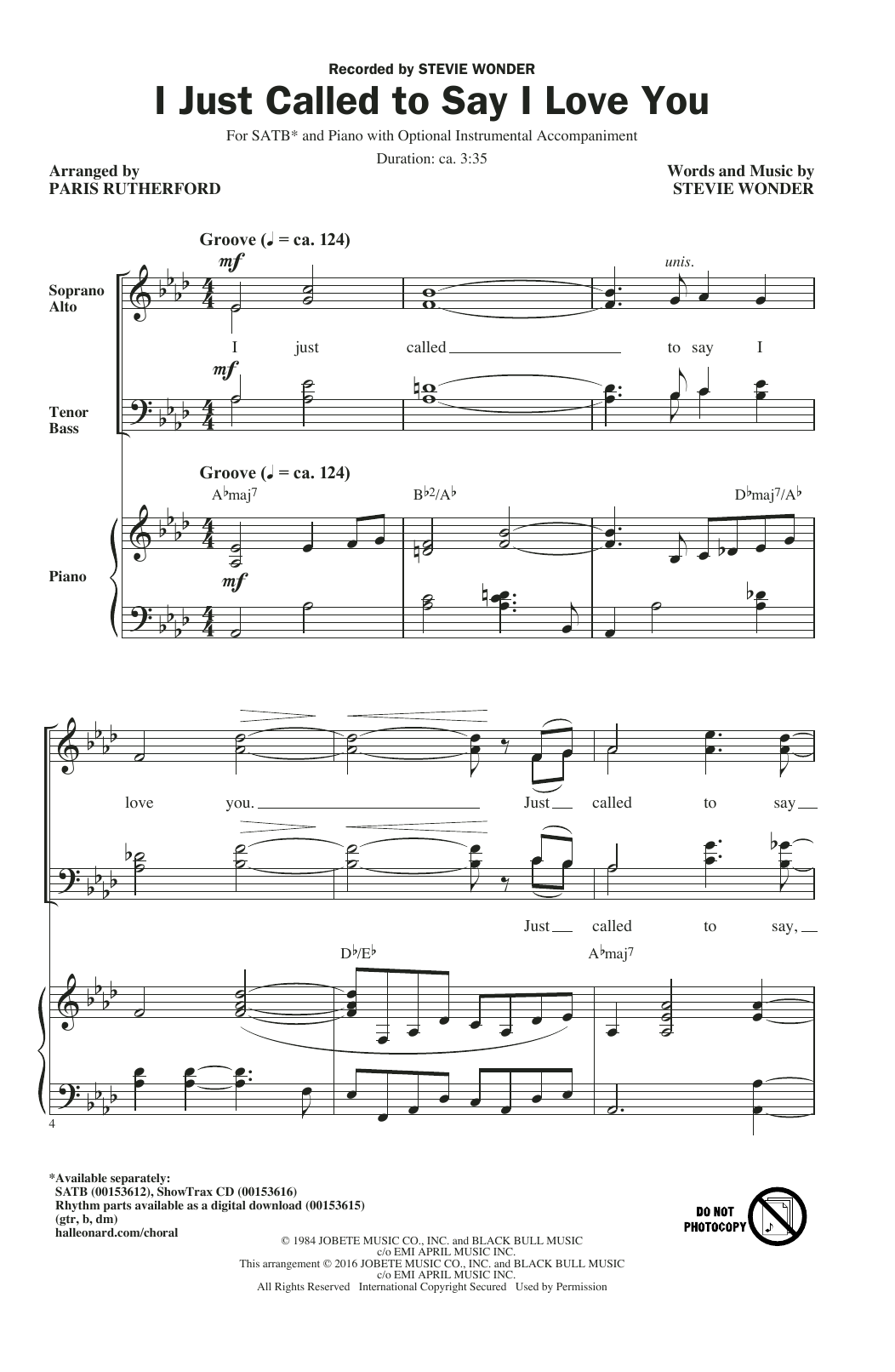 I Just Called To Say I Love You Piano Partituras Partituras Piano