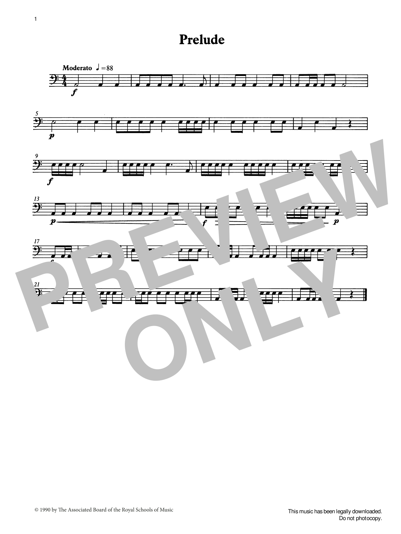 Ian Wright Prelude from Graded Music for Timpani, Book I Sheet Music Notes & Chords for Percussion Solo - Download or Print PDF