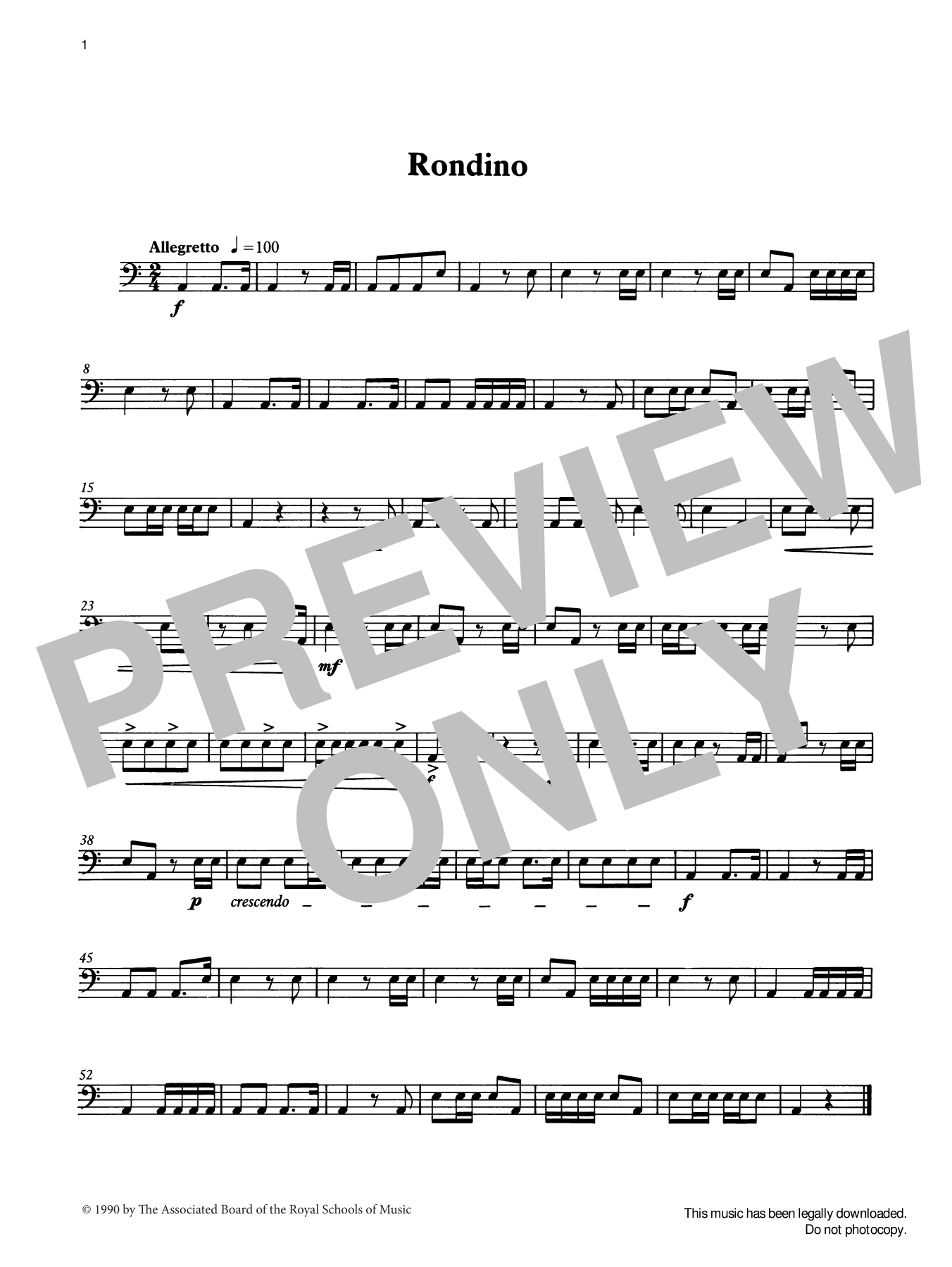 Ian Wright Rondino from Graded Music for Timpani, Book I Sheet Music Notes & Chords for Percussion Solo - Download or Print PDF