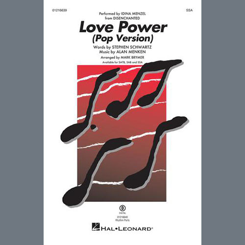 Idina Menzel, Love Power (from Disenchanted) (arr. Mark Brymer), SATB Choir
