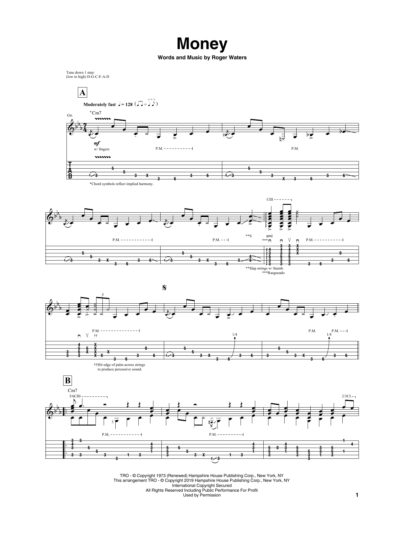 Igor Presnyakov Money Sheet Music Notes & Chords for Guitar Tab - Download or Print PDF