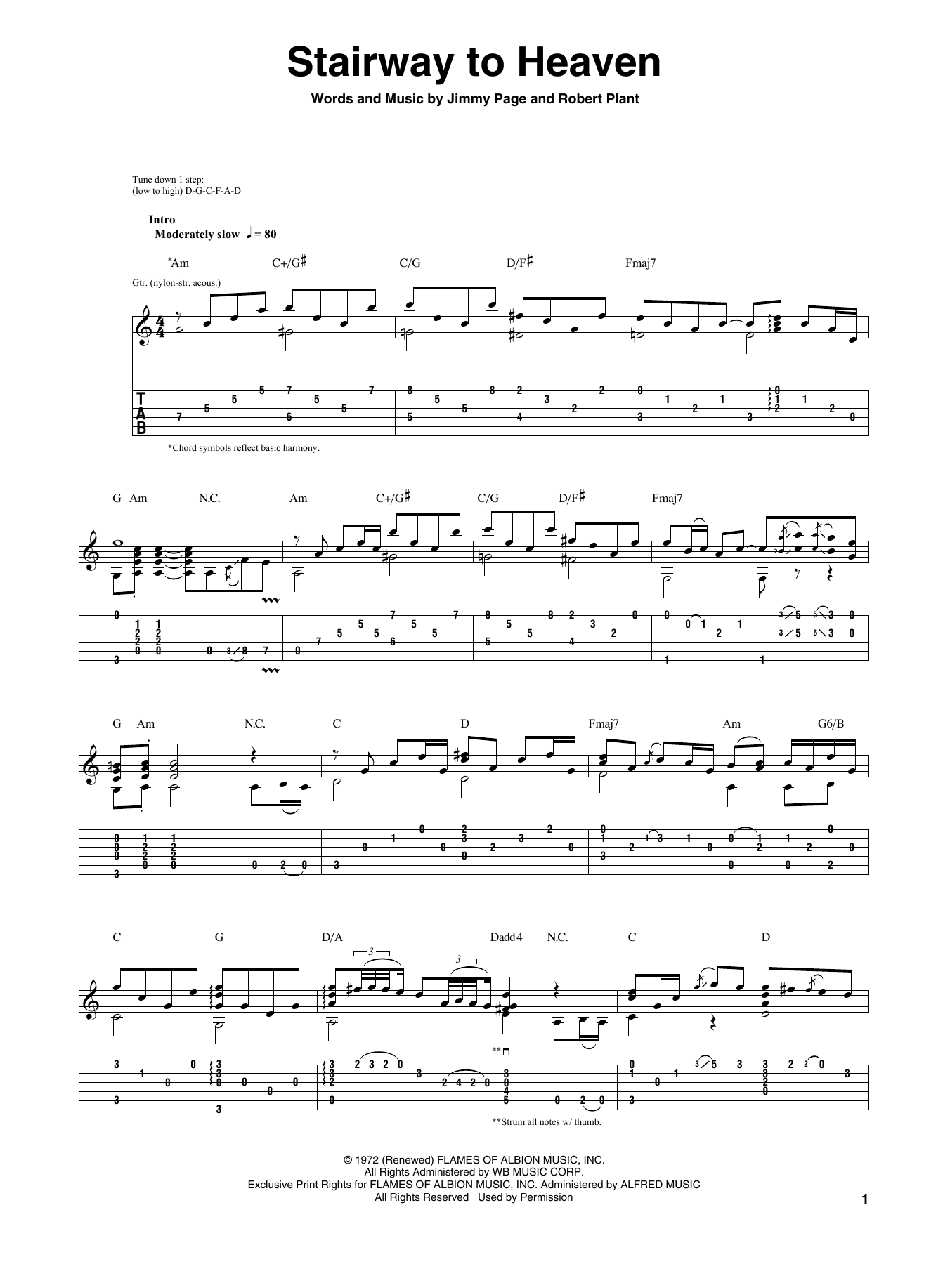 Igor Presnyakov Stairway To Heaven Sheet Music Notes & Chords for Guitar Tab - Download or Print PDF