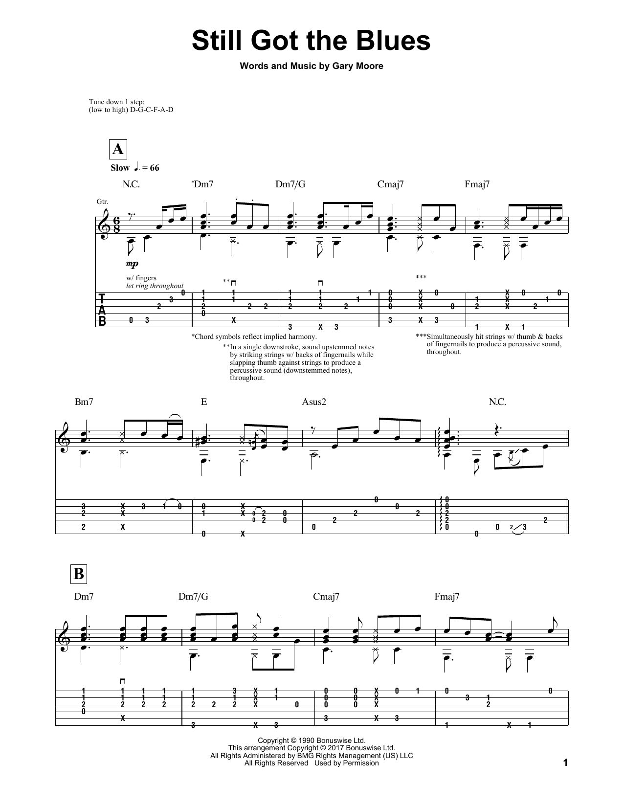 Igor Presnyakov Still Got The Blues Sheet Music Notes & Chords for Guitar Tab - Download or Print PDF