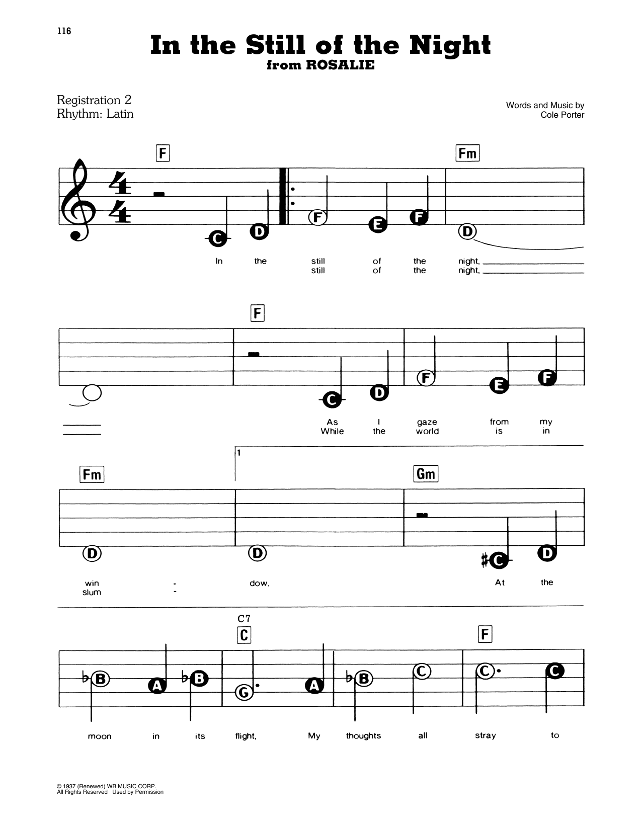 The Five Satins In The Still Of The Night Sheet Music Download Pdf Score