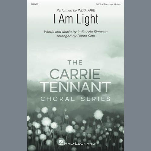 India.Arie India.Arie, I Am Light (arr. Darita Seth), SATB Choir
