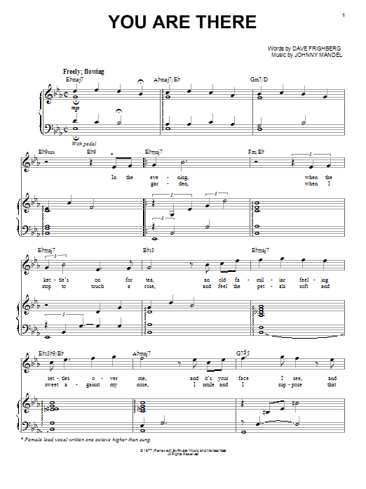 Irene Kral You Are There Sheet Music Notes & Chords for Piano & Vocal - Download or Print PDF