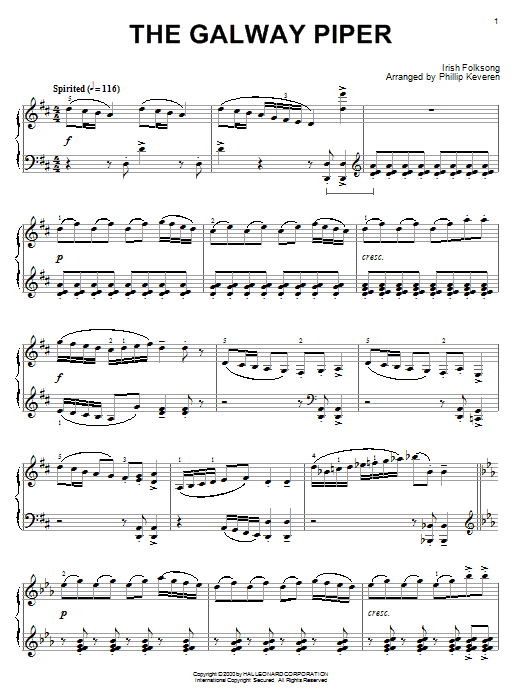 The Galway Piper sheet music