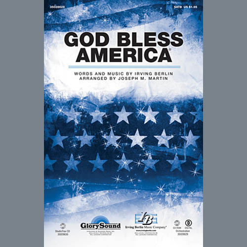 Irving Berlin, God Bless America (arr. Joseph M. Martin), SATB